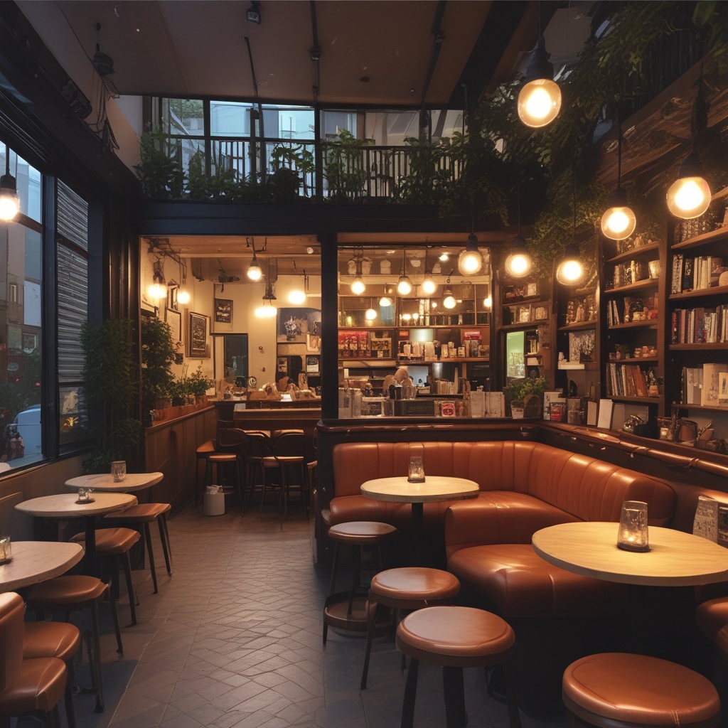 Cozy cafe in Shibuya